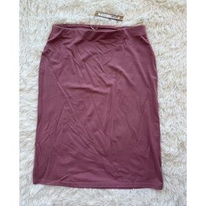 SKIMS | Smooth Lounge Skirt | Redwood | XS